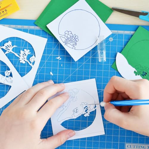 Image of Serplex 21Pcs Gundam Model Tools Kit with Box Multi-purpose DIY Hand Craft Tools with Screwdriver, Tweezers, Diamond File, Engraving Cutter, Scissors, Stainless Steel Ruler, Polishing File, More