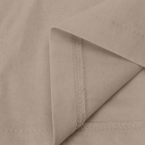 Camisas de Mujer de Mangá Corta Holgadas de Verano Tops Blusa Casual Túnica Básica, Camiseta,, Caqui