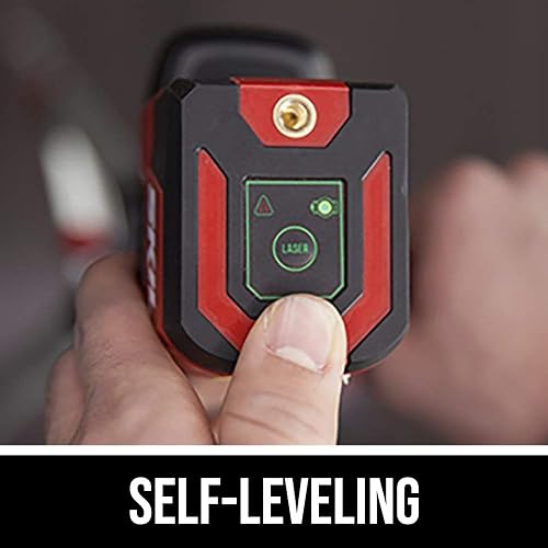 Miniatura 24 de SKIL 100 pies LL9322G-01 - Nivel láser de línea cruzada autonivelante roja de 360° con líneas horizontales y verticales, batería de litio recargable