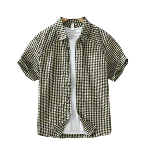 Chemise japonaise col rabattu coupe décontractée haut de gamme