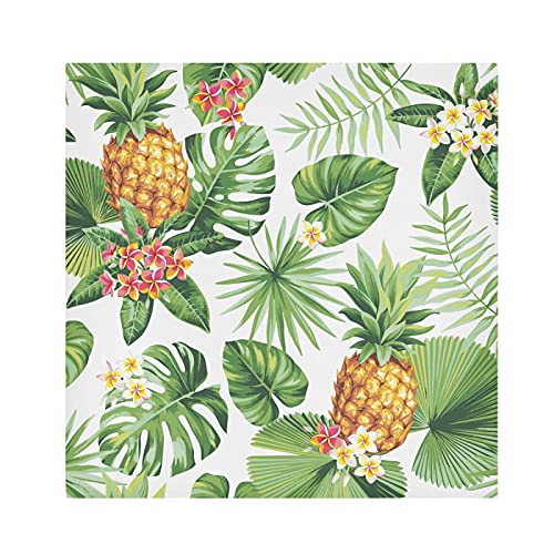 Stargrass Table Cloth Napkins Tropical Leaves Pineapple Set Of 6, Washable Reusable Dinner Napkin, Table Decor For Kitchen, Cocktail Party,Wedding, Banquet, Holiday (20 X 20 In) #TOP3