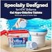 HTH 91035 Brilliance Chlorine Floater Swimming Pool Care, Designed for HTH Brilliance Cal Hypo Chlorine Tablets - Extreme Weather Resistance, Long-Lasting, Slow Tablet Dissolution