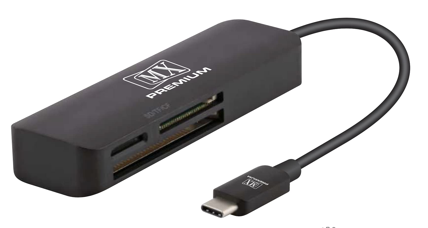 MXP SMSCF USB-C 3-in-1 Card Reader – Type-C to CF, SD & MicroSD Adapter | Supports Simultaneous Read, 167MB/s Transfer, Compatible with MacBook, Windows, Tablets, Smartphones