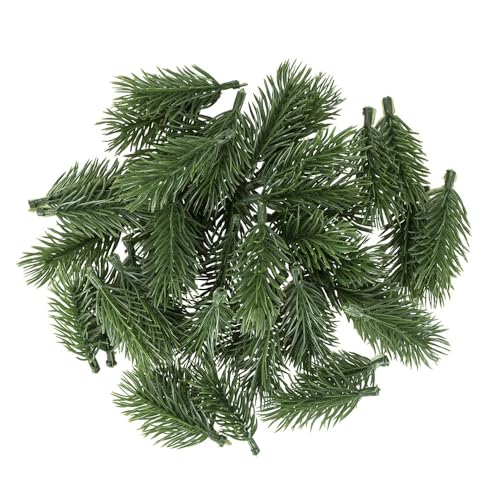 Ideen mit Herz Deko-Tannenzweige | grün | 6 cm lang | 45 Stück | künstliche Tannenzweige | Adventskranz-Deko | Tannengrün Ideen mit Herz Deko-Tannenzweige | grün | 6 cm lang | 45 Stück | künstliche Tannenzweige | Adventskranz-Deko | Tannengrün