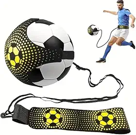 CHUTE DE FUTEBOL - CINTO PARA TREINO DE FUTEBOL - CINTO PARA EMBAIXADINHAS - TREINADOR DE FUTEBOL AJUSTÁVEL - ELÁSTICO PARA TREINAR FUTEBOL - VÔLEI
