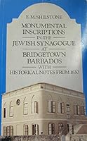 Monumental Inscriptions in the Jewish Synagogue at Bridgetown Barbados 033348620X Book Cover