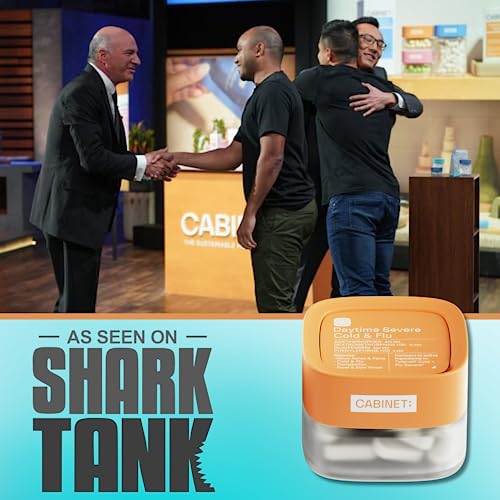 Cabinet Non-Drowsy Cough Relief Softgels W/ Active Ingredient Dextromethorphan Comparable To Robitussin® Coughgels®, 1 Refillable Medicine Jar, 60 Softgels #TOP3