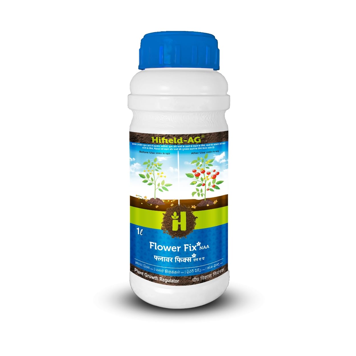 Hifield Flower Fix – Plant Growth Regulator (Alpha-Naphthyl Acetic Acid 4.5% SL) | Prevents Flower Drop & Improves Fruit Set