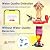 BBPECO Glass Smart Hummingbird Feeder with 2K HD Camera Solar Powered - AI Identify & Water Detection, Instant Notification, Leakproof & Ant Moat, Work with Alexa & Google Assistant