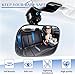 SWPHRT Baby Car Mirror, 360° Adjustable Clip-on Vehicle Wide Angle Convex Mirror, Automotive Interior Rearview Accessories for Viewing Rear Passengers, Universal for SUV Truck Sedan
