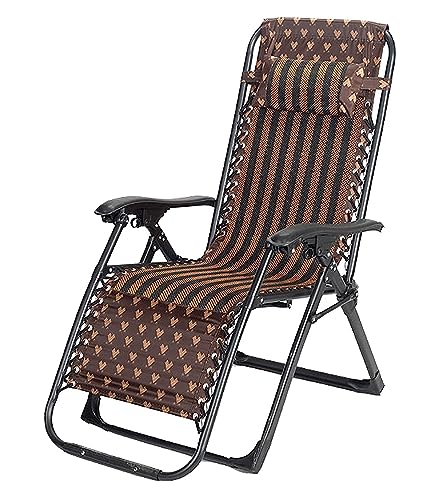 Chaise longue zero gravity pliable et inclinable avec oreiller pour relaxation optimale - 2