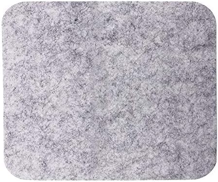 Meijunter 20x24cm New Wool Felt Anti Slip Mice Pad Mat Mousepad for PC Laptop Table Desk(Light Gray)