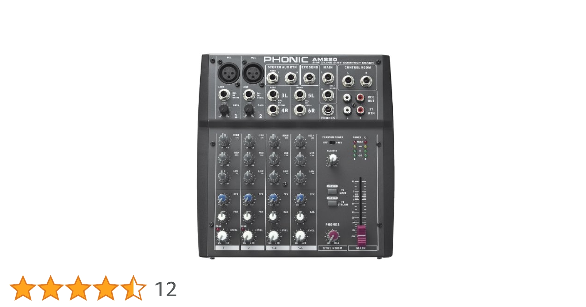 Phonic AM220 Mixer : Amazon.it: Strumenti Musicali