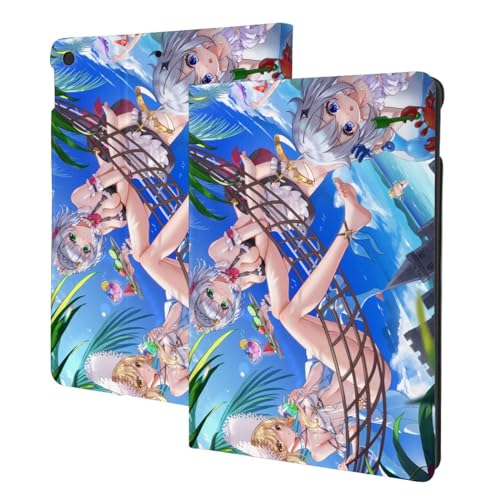 Compatible with 原神 Genshin Impact iPad 第10世代 ケース (2022年) iPad 10.9 ケース iPad 10.9インチ iPad 10.9 カバー 10世代ケース PUレザー スマートカバー オートスリープ機