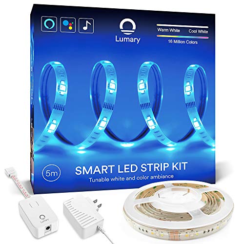 Smart WiFi LED Strip Lights - Lumary RGBWW Color Changing Rope Lights Compatible