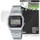 ミヤビックス CASIO Collection STANDARD A158W シリーズ 対応 表示画面 保護 フィルム 高硬度 9H 光沢 PET製 強化ガラス同等の硬度 日本製