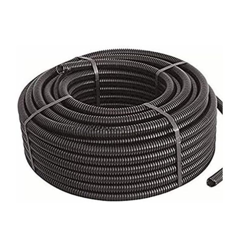 Tubo Corrugado 25mm 75 Metros | Tuberia corrugada con Certificado Aenor Utilizada para conducción de Cables electricos | Tubo Corrugado Exterior 25 mm | Conducto para Cables eléctricos