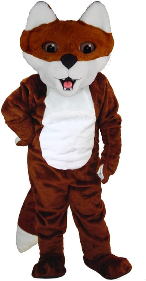 Generic Thermo-lite Cartoon Fox Mascot Costume, One Size Fits Most