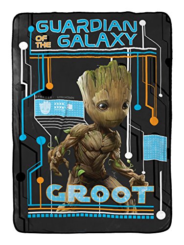 Marvel Guardians of The Galaxy 2 Wanted Plush Twin Blanket