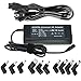 90W Universal Laptop Ladegerät AC Adapter für HP Acer ASUS Sony Toshiba Dell Lenovo Samsung Gateway Notebook Netzkabel 16V 18.5V 19V 19.5V 20V 24V mit 10 Spitzen