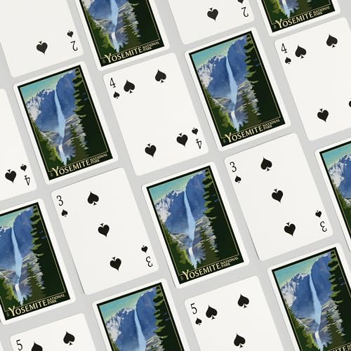 Baraja de Poker Yosemite Falls 52 Cartas Tamaño Poker miniatura 4