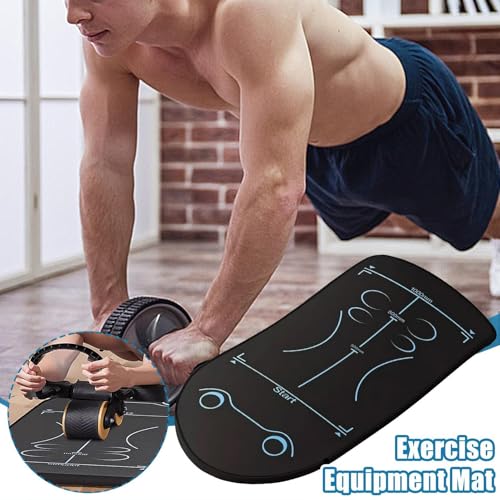 Alfombrilla para abdominales antideslizante que evita dolores de espalda en suelo duro 7