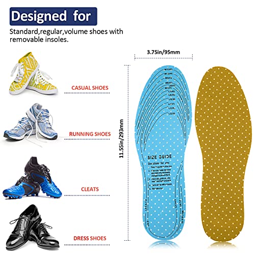 12 pares de plantillas finas de látex para mujer y hombre miniatura 2