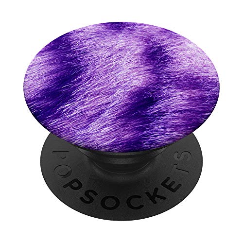 Motif Léopard Tigre Imprimer, Safari, Violet PopSockets Support et Grip pour Smartphones et Tablettes