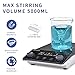 LACHOI Magnetic Stirrer 5.9 inch Magnetic Stir Plate with stir bar LCD Display 100-1600RPM Max Stirring Capacity 5000ml Digital Magnetic Stir Plate Magnetic Mixer Lab Stirrers(No Heating)