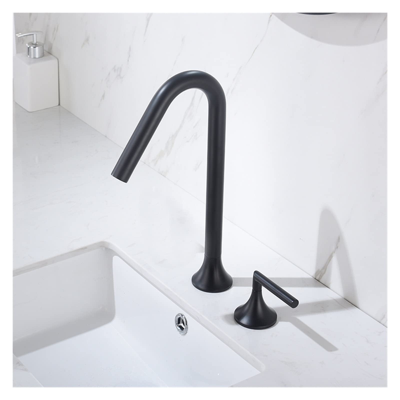 Bassin robinet salle de bains chaud et froid en laiton durable