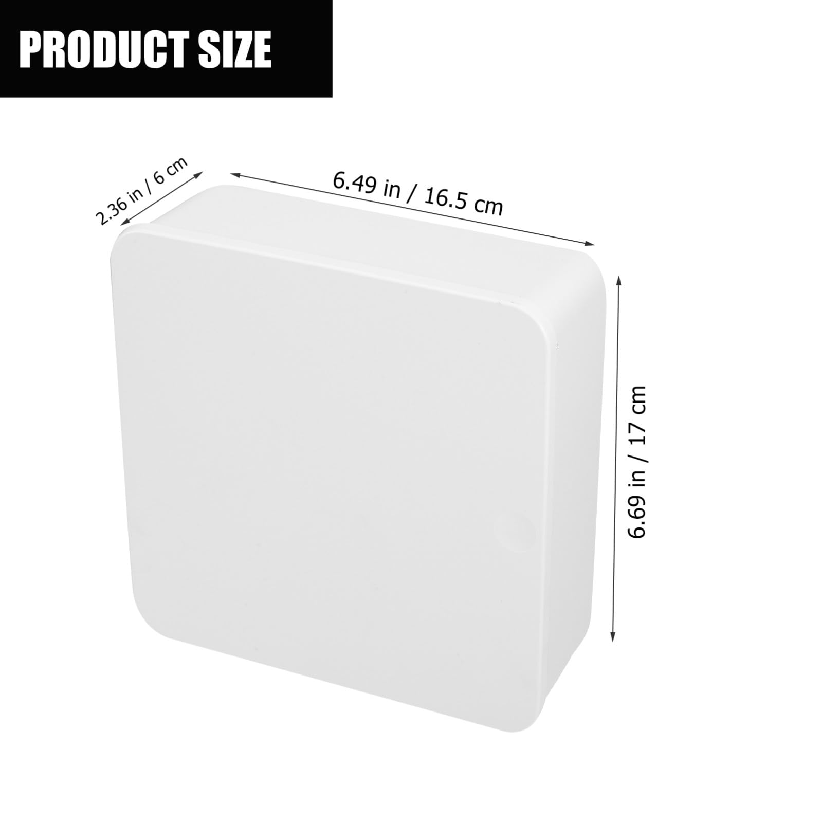 Alipis Portachiavi da Parete Bianco in Plastica Montaggio Magnetico