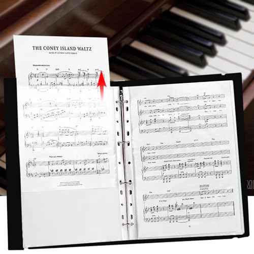 60 Pockets Portfolio Binder with Plastic Sleeves, Presentation Book Display 120 Pages File Folder for Artwork, Sheet Music, Document, Diamond Painting