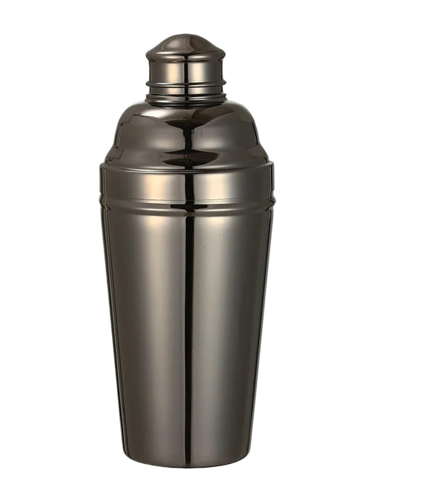 Shakers à Cocktails Shaker Extra Large 61oz-1,8l-304 en Acier Inoxydable, mélangeur à Cocktail, Style vin, Accessoire d'outils de Bar de fête Cocktail Shaker Kit(Gunmetal Black)