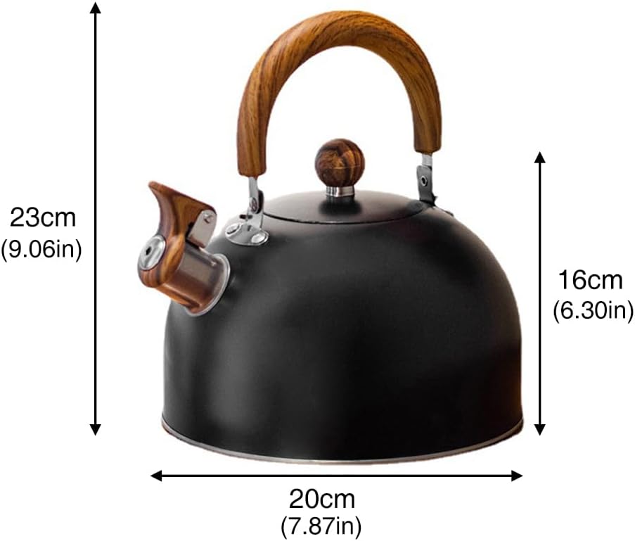 Whistling Stove Top Tea Kettles, 3L Loud Whistling Tea Kettles Water Boiler, Stainless Steel Whistling Tea Pot for Boiling Water, Coffee or Milk