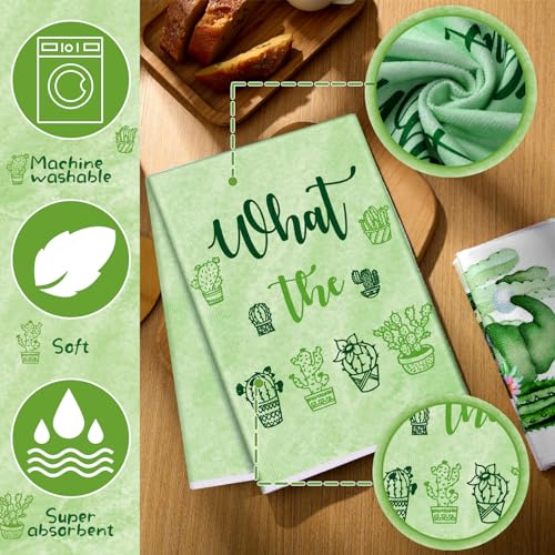 Vitalcozy LUA-VITALCOZY-3014 6 Pcs Spring Kitchen Towel Set Dish Towel Funny Housewife Farmhouse Rustic Bath Hand Towel For Holiday Bathroom Gift, 24 X 16 Inches  thumb #4