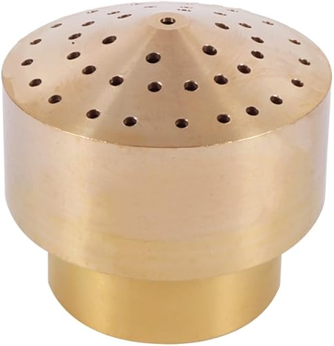 Miniatura 7 de Columna de latón de 12 pulgada, boquilla de fuente de agua, cabezales rociadores de fuegos artificiales de estanque para jardín al aire libre,