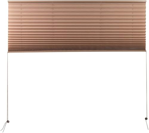 Miniatura 62 de Persianas plisadas, color capuchino, para privacidad y protección solar para caravana, cámper, autobús