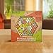Bumble Jumble Tangram Puzzle, 23-Piece Wooden Brain Teaser, Eco Bamboo Hive Pack It in for Adults & Kids, Logic Desk Game & Quick Thinking Challenge