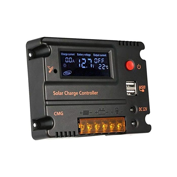 Buy 10A Solar Charge Controller Solar Panel Battery Regulator Auto Switch Solar Controller