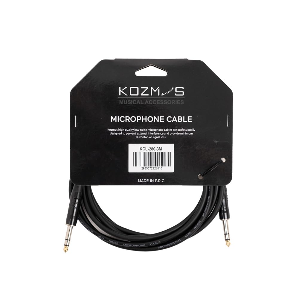 KOZMOS KCL-280-3M Stereo 6.35mm 3M Kablo