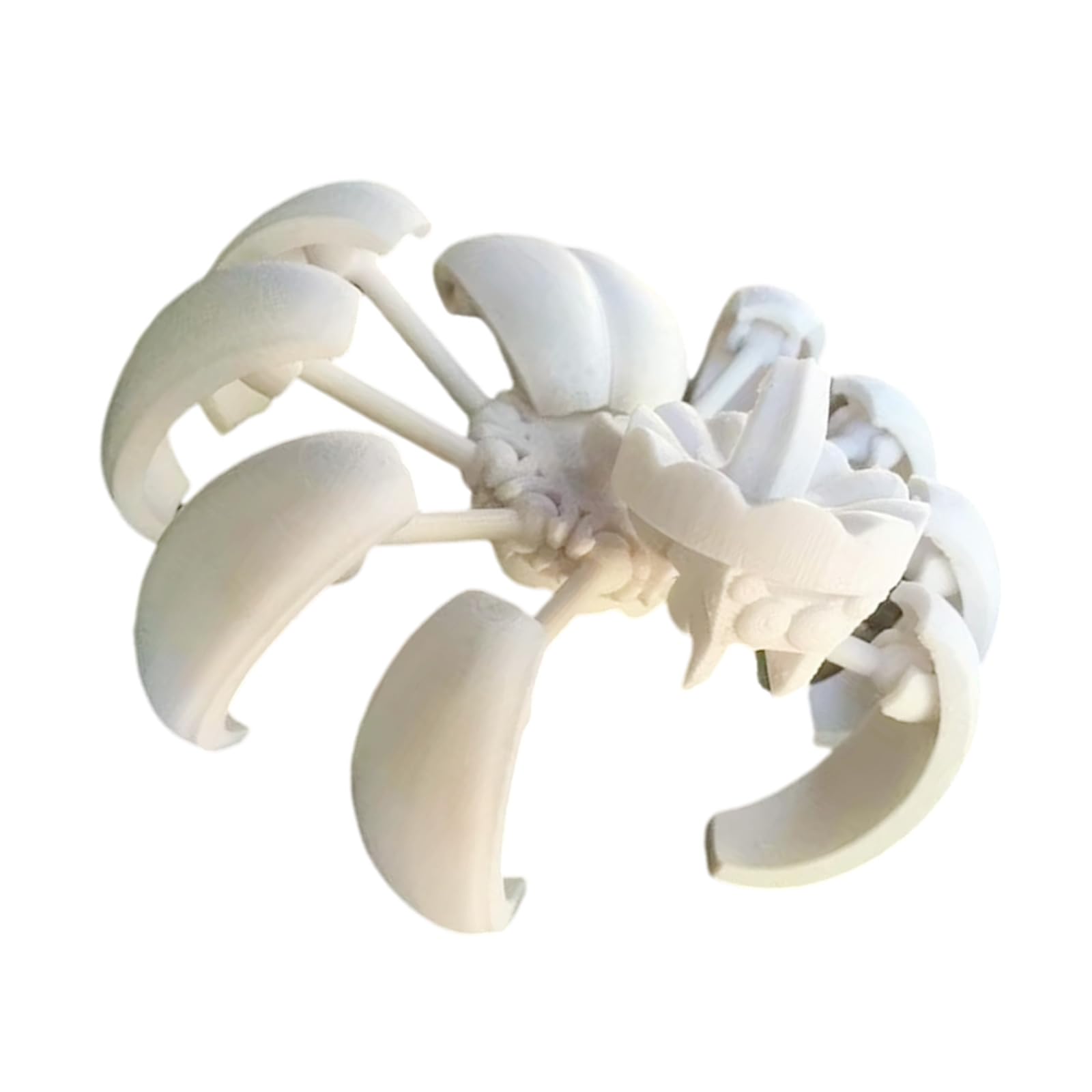 oringnat Halloween Pumpkin Spiders Flexible Transform Figurine For Outdoor Indoor Holiday Party Tabletop Garden