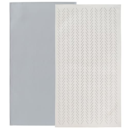 Image of Owlowla Baby Diaper Changing Pad Portable Changing Mat Travel Changing Pad Liner for Baby and Small Toddler(Gray&Herringbone)