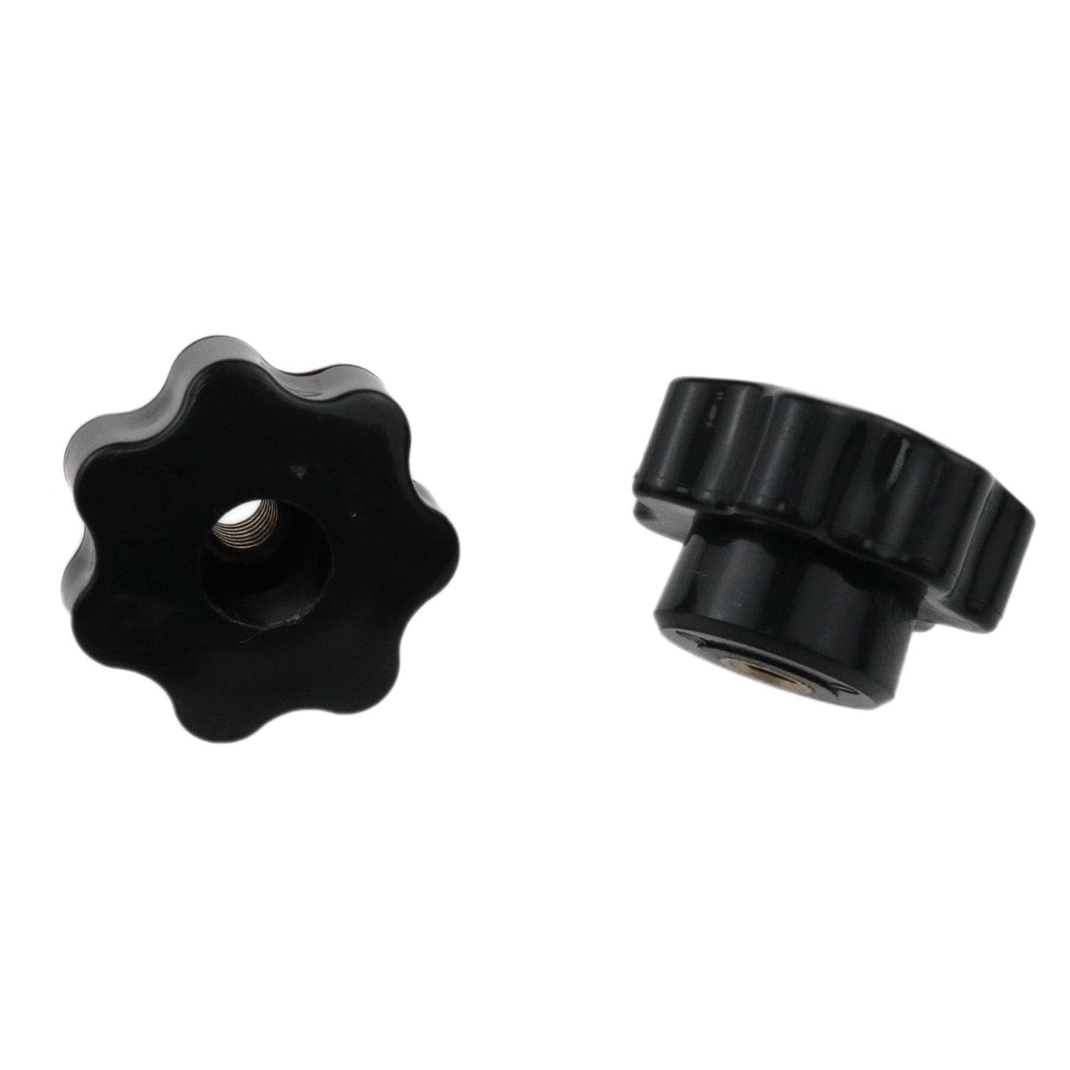 8 Pack M6 Star Knob Nuts with 32mm Plastic Grips