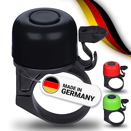 TRAILWOLF Fahrradklingel Mountainbike - Schwarz - Fahrradklingel laut,...