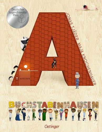 Buchstabenhausen: Einzigartiges Bilderbuch zum Buchstaben lernen ab 4...