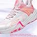 ZHNSHM Basketball Shoes for Women Fashion High Top Athletic Sneakers Lightweight Volleyball Shoes Walking Running Outdoor Sport Shoes Pink