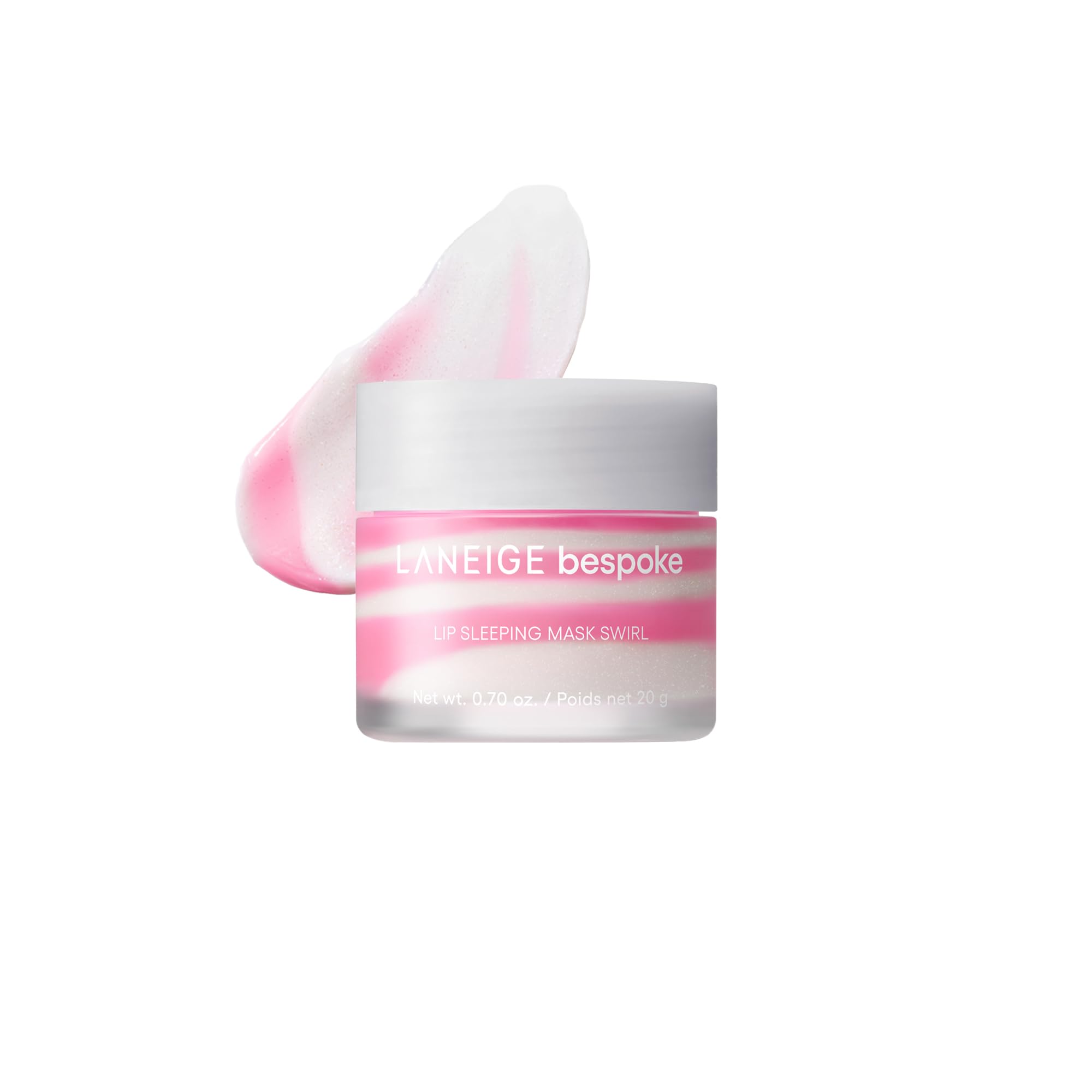 LANEIGE Bespoke Lip Sleeping Mask | Customized Hydrating Overnight Treatment | Vitamin C, Shea & Murumuru Seed Butter, Antioxidants | For Flaky, Dry Lips | Korean Skin Care