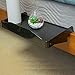 Bedside Shelf for Bed, Side Organizer Attachment Tray for Bunk Bed, Clip On Night Stand with Cup Holder