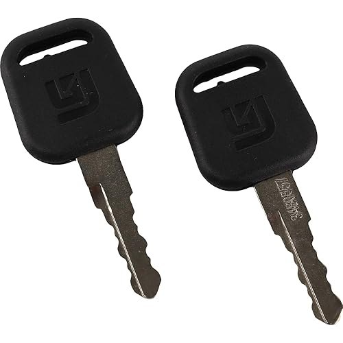 Miniatura 4 de 2 llaves de encendido 34B0557 con llavero compatible con excavadora Liugong y equipo pesado