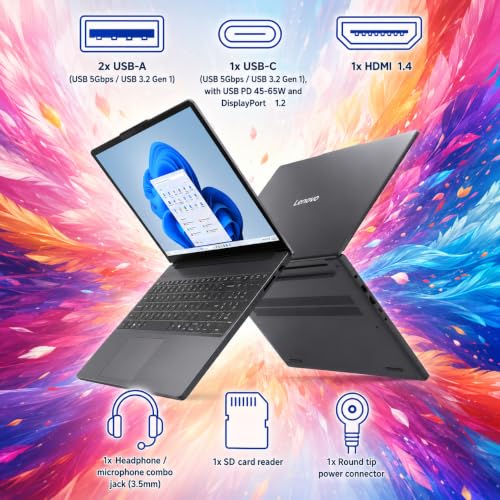Image of Lenovo Slim 3 Ultra-Slim Business Laptop, 15.3 inch WUXGA 1920x1200 Display, Powerful Intel Core i7-13620H 10-Core Processor, 40GB DDR5 RAM, 2TB SSD, Copilot AI, Wi-Fi 6, Rapid Charge, Windows 11 Pro